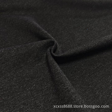 grey melange ponte de roma fabric